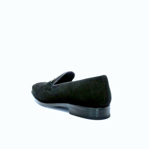 Black Suede Bit loafer