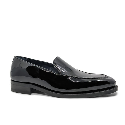 Patent leather loafer goodyear welt comfort designer quality Canadian online shoe brand