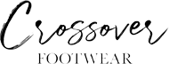 Crossover footwear black logo