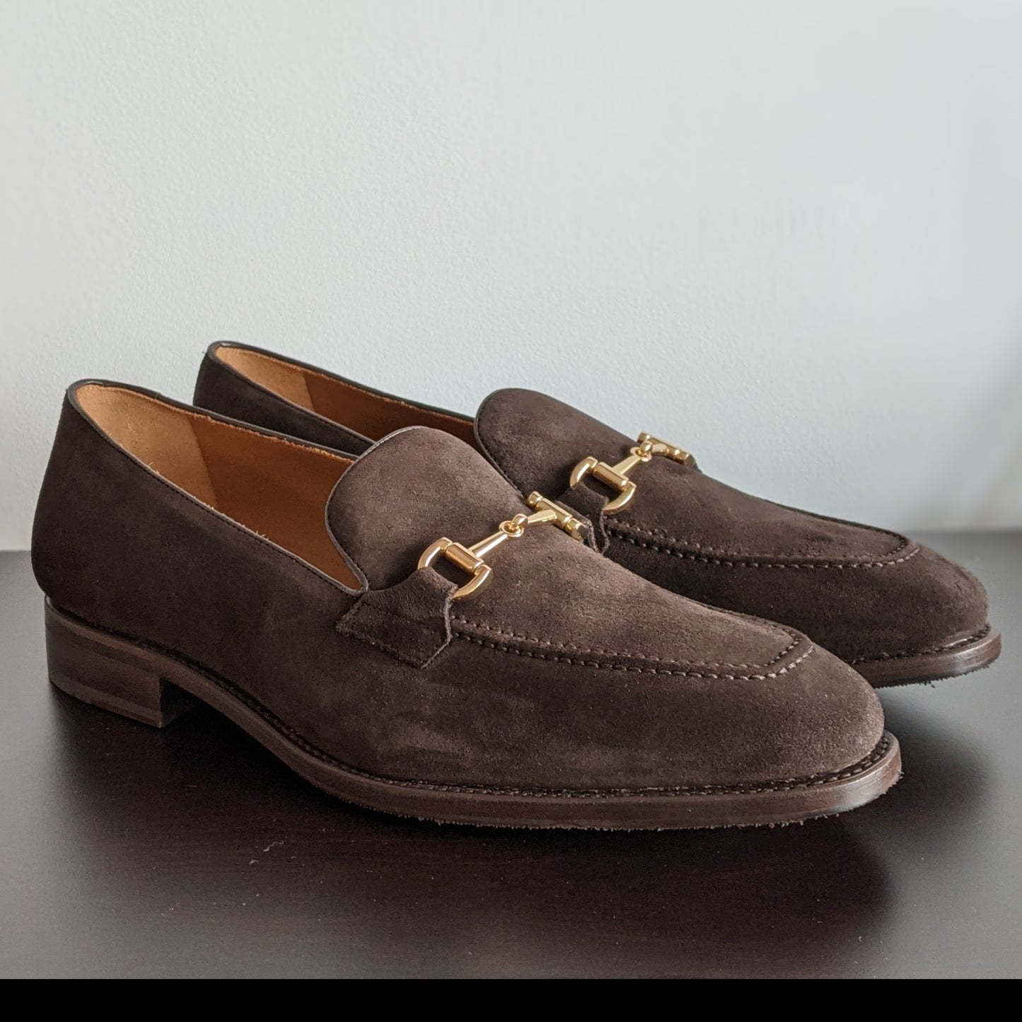 Brown Luxury Suede Loafer shoes for men