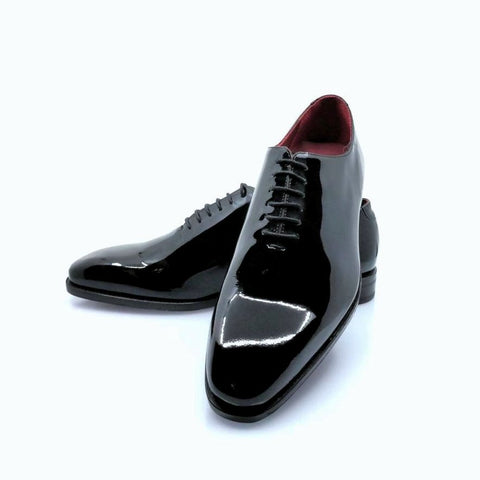 Patent Tuxedo shoe