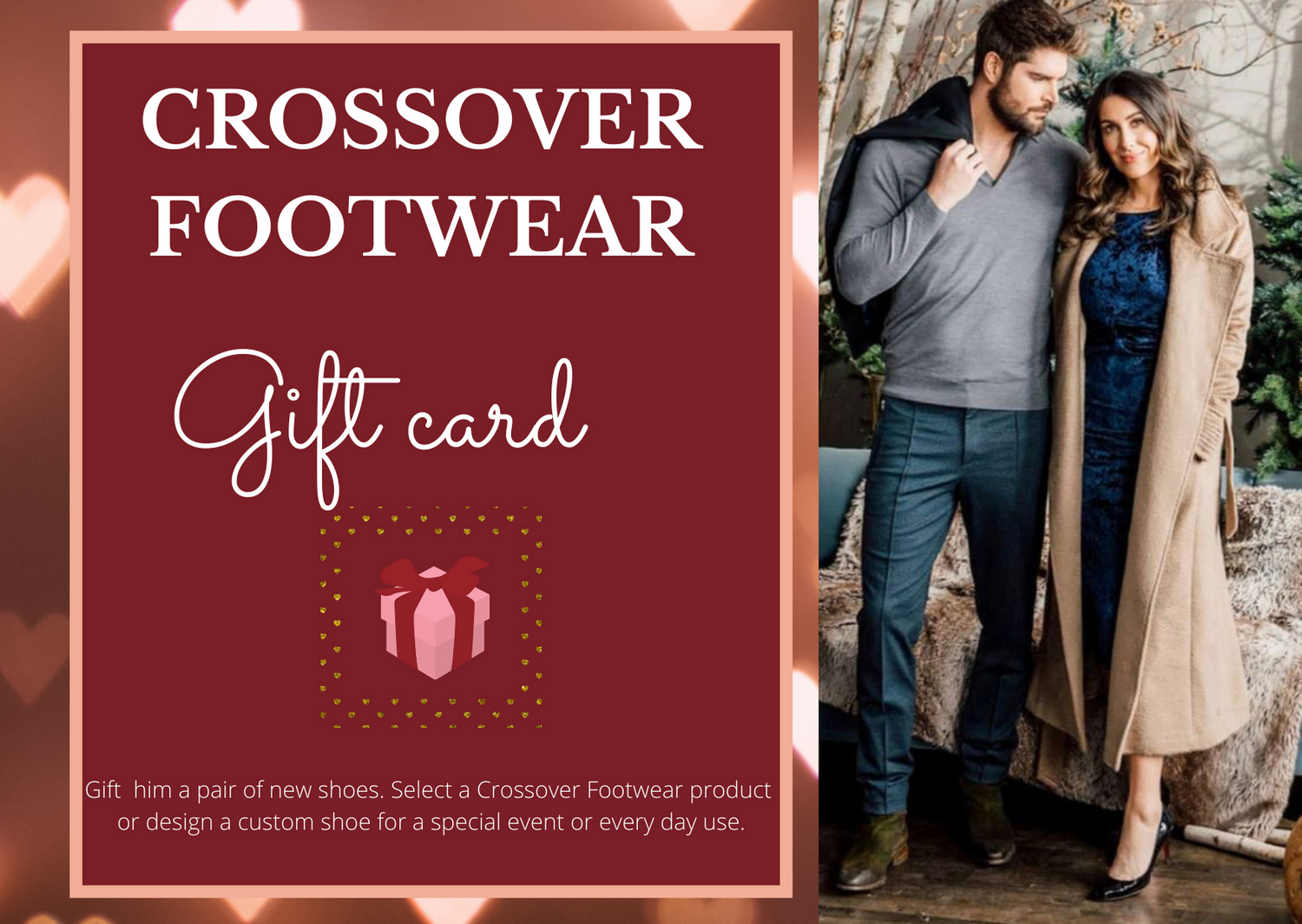 Crossover Footwear Gift Card shoes for men and women