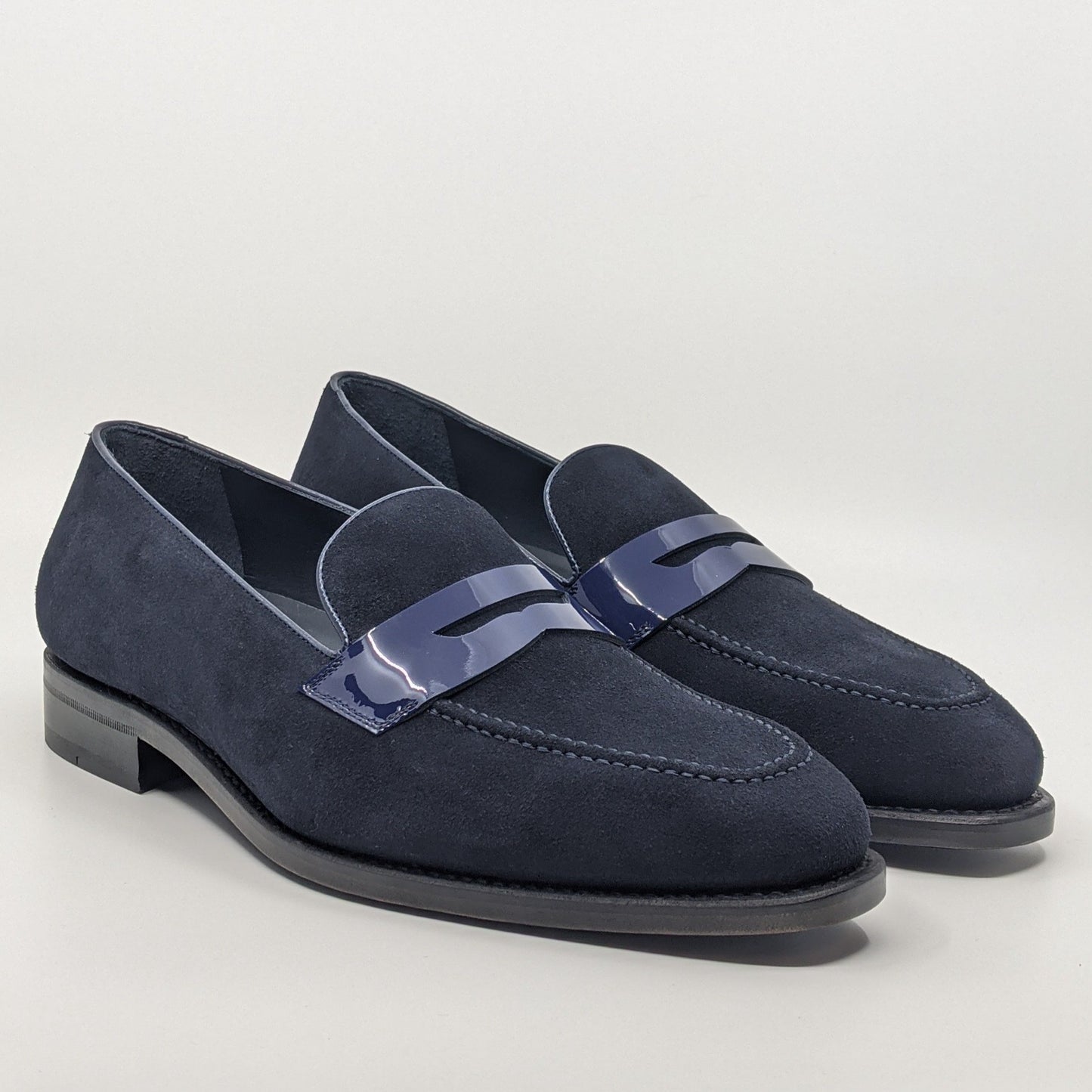 suitor blue with Goodyear Welt Construction shoe 